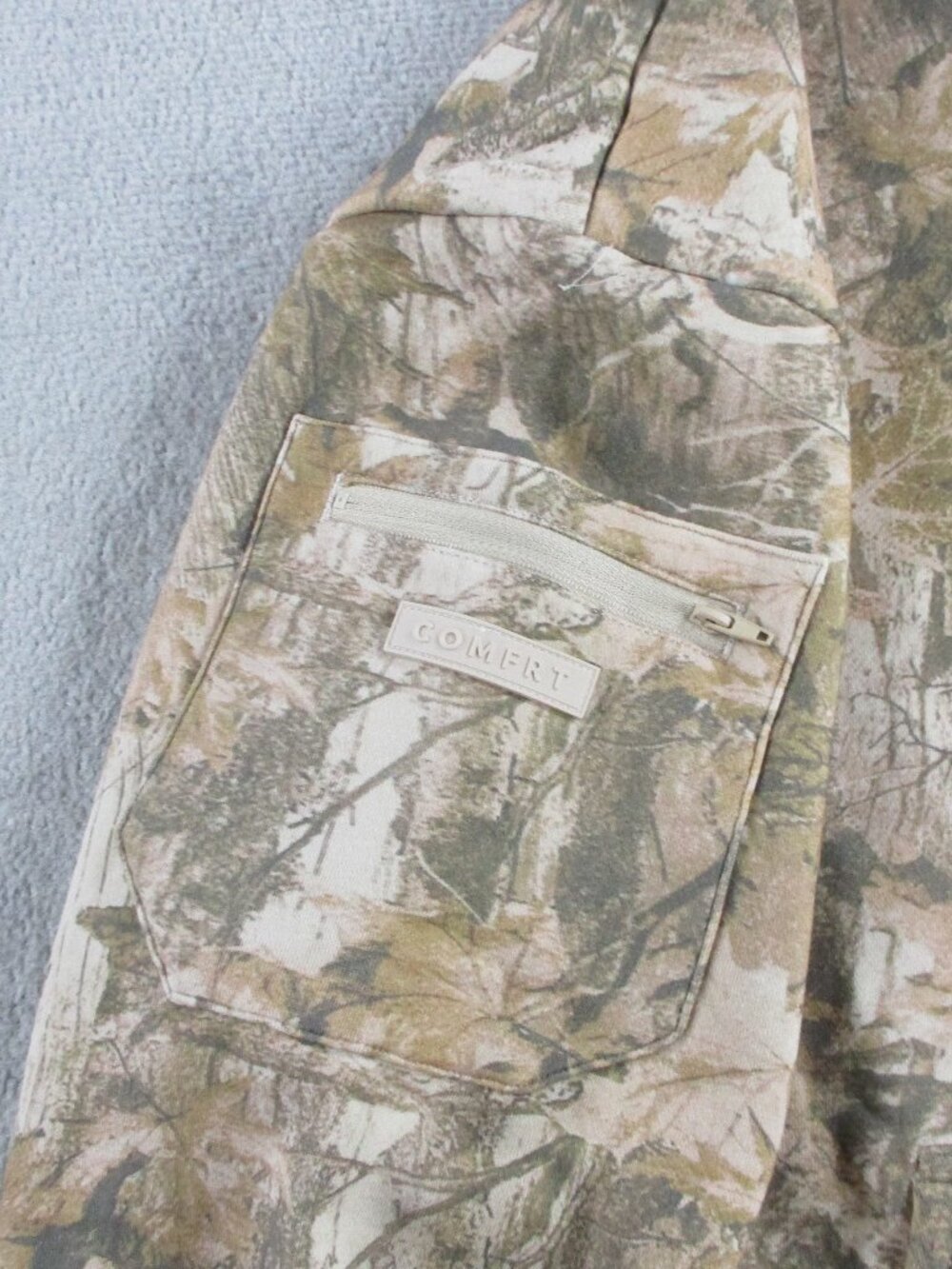 COMFRT Airplane Mode Zip Hoodie Adult 2XL XXL High Sierra Camo AOP Lounge NEW - Picture 6 of 13